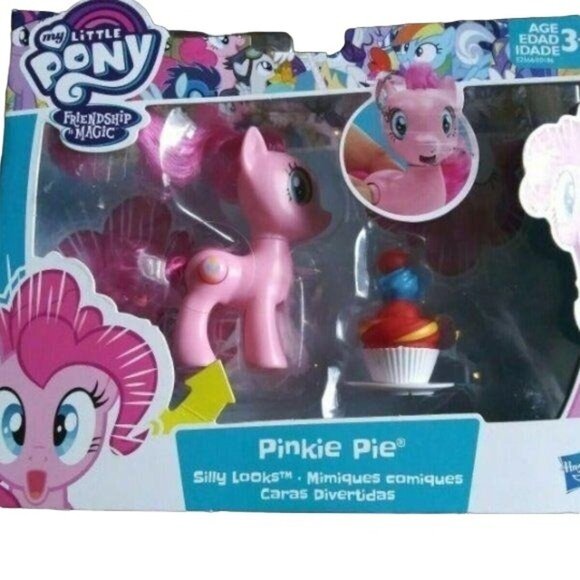 My Little Pony Friendship Is Magic Pinkie Pie Silly Looks Toy With Cupcake - Picture 3 of 5